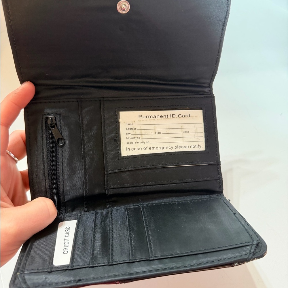 Patchwork Leather Clutch Wallet - image 2